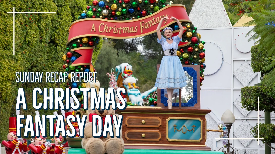 Sunday Recap Report – A Christmas Fantasy Day