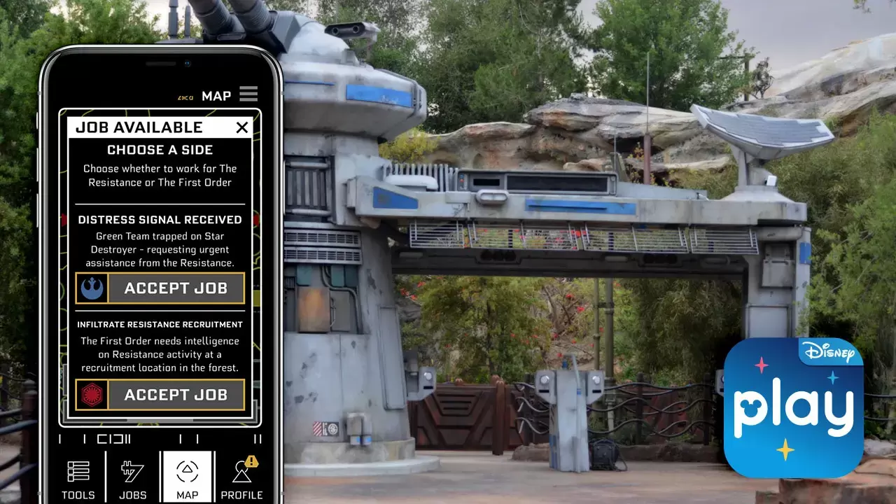 Star Wars: Rise of the Resistance Jobs Coming to Play Disney Parks App