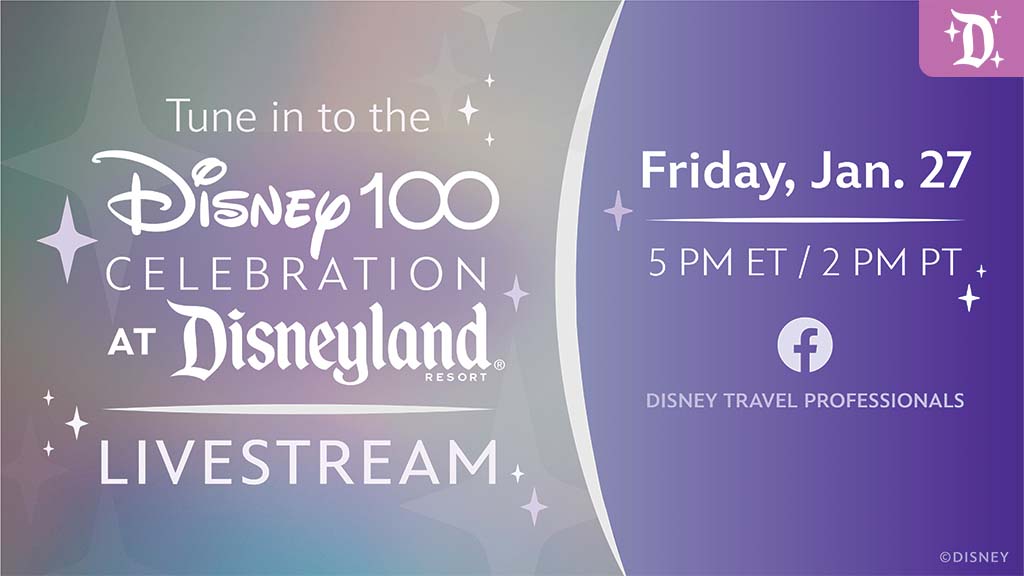 Watch This Friday: Livestream of Disney100 Celebration at Disneyland Resort