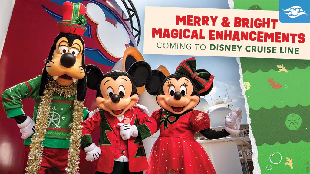 Things Just Got Merrier for Disney Cruise Line 2023 Holiday Voyages